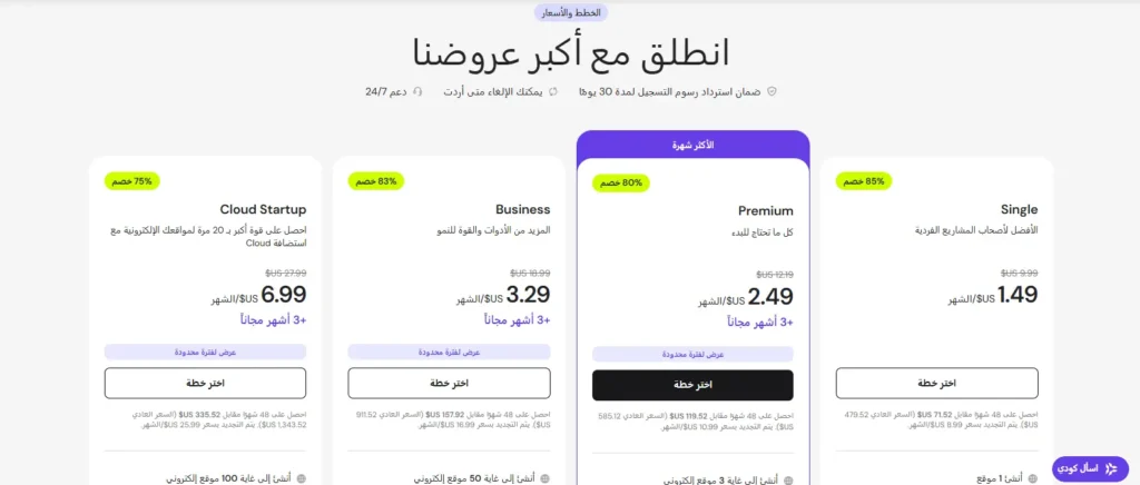 معايير اختيار استضافة ووردبريس مثالية لموقع ووردبريس