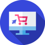 أيقونة خدمة تصميم المتاجر الإلكترونية مختار بن سعيد مطور ووردبريس خبير متاجر الكترونية ومواقع تعريفية